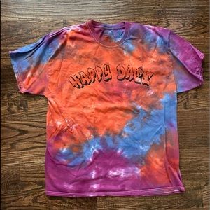 tie dye happy daze shirt